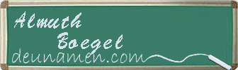 Almuth Boegel Visitenkarte